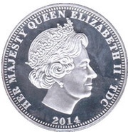 1 Crown - Elizabeth II William and Catherine, The Wedding Day obverse image