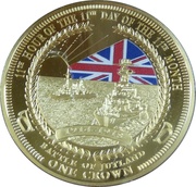 1 Crown - Elizabeth II Battle of Jutland, United Kingdom, 2014 reverse image