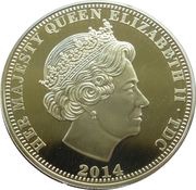 1 Crown - Elizabeth II The Gallipoli Campaign obverse image