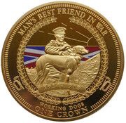 1 Crown - Elizabeth II Working Dogs, United Kingdom, 2014 reverse image