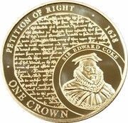1 Crown - Elizabeth II Petition Of Right, United Kingdom, 2015 reverse image