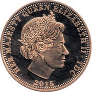 1 Crown - Elizabeth II Magna Carta obverse image