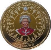 1 Crown - Elizabeth II Service to the British Empire, United Kingdom, 2015 reverse image