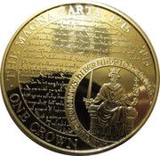 1 Crown - Elizabeth II Declaration of Independence, Legacy Of Freedom, United Kingdom, 2016 reverse image