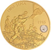 1 Crown - Elizabeth II Iwo Jima, United Kingdom, 2016 reverse image