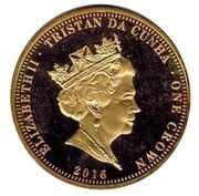 1 Crown - Elizabeth II Mother Teresa's Canonisation - Gold Plated obverse image