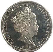 1 Crown Princess Charlotte 1st Birthday - Piedfort obverse image