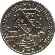 500 Dinara Hedgehogs obverse image