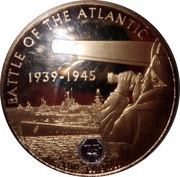 1 Crown - Elizabeth II Battle of the Atlantic, United Kingdom, 2016 reverse image
