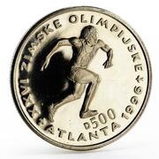 500 Dinara Olympics - Sprinter, Bosnia and Herzegovina, 1996 reverse image
