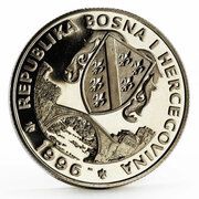 500 Dinara Olympics - Fencers obverse image