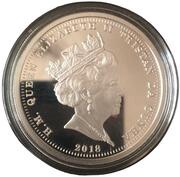 1 Crown - Elizabeth II 65th Coronation Anniversary, Ampulla and Spoon obverse image