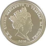 1 Crown - Elizabeth II Coronation; Ampulla and Spoon obverse image