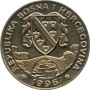 500 Dinara Goosander Bird obverse image