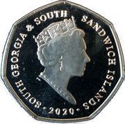 50 Pence - Elizabeth II Chinstrap Penguin obverse image
