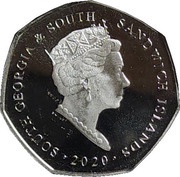 50 Pence - Elizabeth II Chinstrap Penguin obverse image