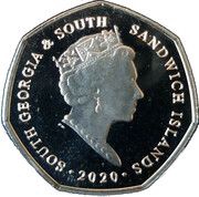50 Pence - Elizabeth II King Penguin obverse image