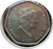 50 Pence - Elizabeth II King Penguin obverse image
