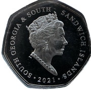 50 Pence - Elizabeth II Angel Wings obverse image