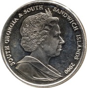 2 Pounds - Elizabeth II Discovery of South Georgia obverse image