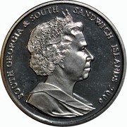 2 Pounds - Elizabeth II Humpback Whale obverse image