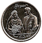 2 Pounds - Elizabeth II Queen Elizabeth II, United Kingdom, 2006 reverse image