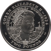 2 Pounds - Elizabeth II Queen Elizabeth II 1926, United Kingdom, 2007 reverse image