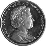 2 Pounds - Elizabeth II Trans-Antarctic Expedition obverse image