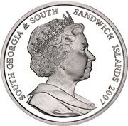 2 Pounds - Elizabeth II Trans-Antarctic Expedition obverse image