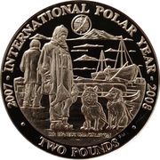 2 Pounds - Elizabeth II International Polar Year, United Kingdom, 2007 reverse image