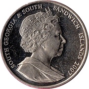 2 Pounds - Elizabeth II Ernest Shackleton obverse image