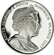 2 Pounds - Elizabeth II Ernest Shackleton obverse image