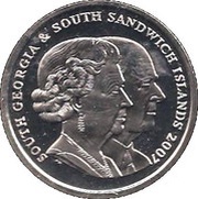 2 Pounds - Elizabeth II Diamond Wedding obverse image