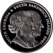 2 Pounds - Elizabeth II Diamond Wedding; Silver Proof obverse image