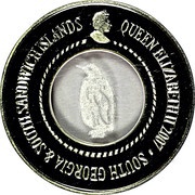 2 Pounds - Elizabeth II Penguins of the Antarctic obverse image