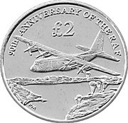 2 Pounds - Elizabeth II Royal Air Force, United Kingdom, 2008 reverse image
