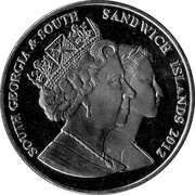 2 Pounds Diamond Jubilee - Elizabeth II with hat obverse image