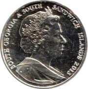 2 Pounds - Elizabeth II Blue Whale obverse image