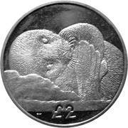 2 Pounds - Elizabeth II Weddell Seal, United Kingdom, 2013 reverse image