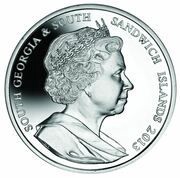 2 Pounds - Elizabeth II Birth of Prince George; Silver Proof Coloured obverse image