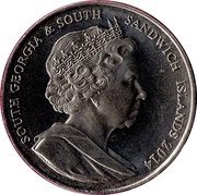 2 Pounds - Elizabeth II Centenary of the Imperial Trans-Atlantic Expedtion obverse image
