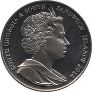 2 Pounds - Elizabeth II The Spectacled Porpoise obverse image