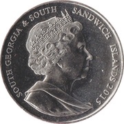 2 Pounds - Elizabeth II 30th Anniversary of Granting the Coat of Arms obverse image