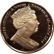 2 Pounds - Elizabeth II Minke whale obverse image