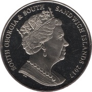 2 Pounds - Elizabeth II Blue Whale obverse image