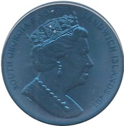 2 Pounds - Elizabeth II Blue Whale obverse image