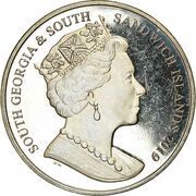 2 Pounds - Elizabeth II Queen Victoria on Throne obverse image