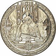 2 Pounds - Elizabeth II Queen Victoria on Throne, United Kingdom, 2019 reverse image