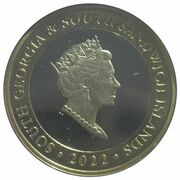 2 Pounds - Elizabeth II Imperial Trans-Antarctic expedition obverse image