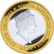 2 Pounds - Elizabeth II Imperial Trans-Antarctic expedition; Silver obverse image